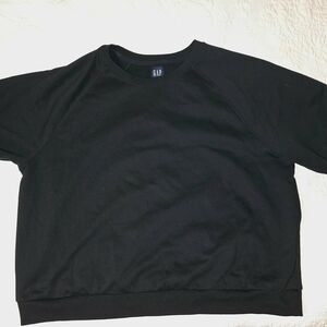 GAP Jet Black Crewneck Sweatshirt